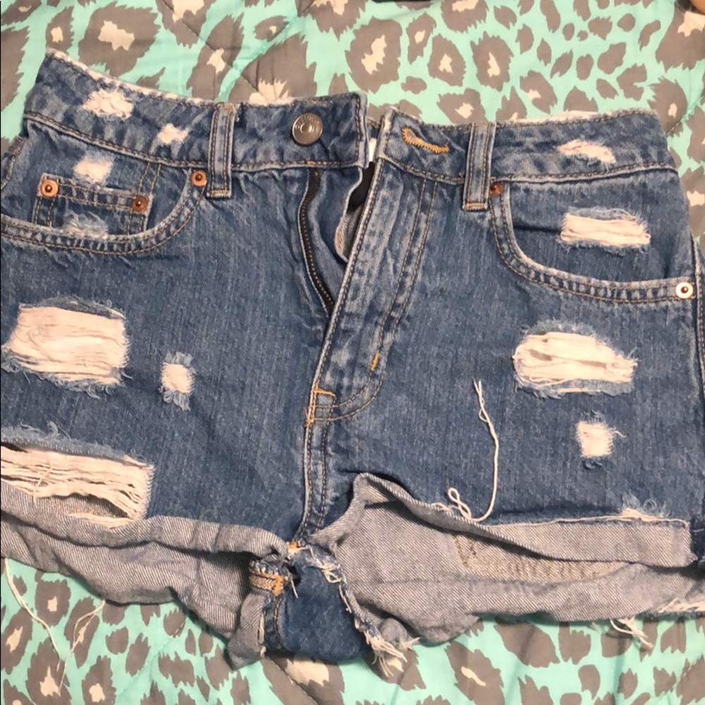 Ripped shorts